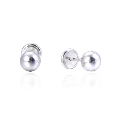 PE7270 PENDIENTE PLATA ROSCA