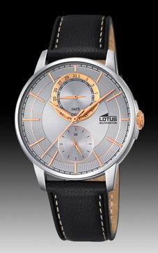 Reloj Lotus L18323/1 para hombre con un precio excepcional. Este reloj con caja de acero inoxidable y correa de cuero es un acierto seguro.
